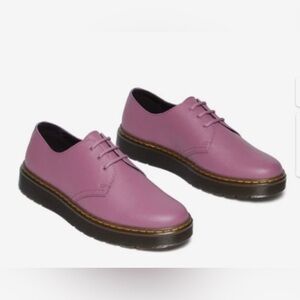 Dr. Martens purple Zavala Lo Oxford lace‎ up low platforms size 9 brand new